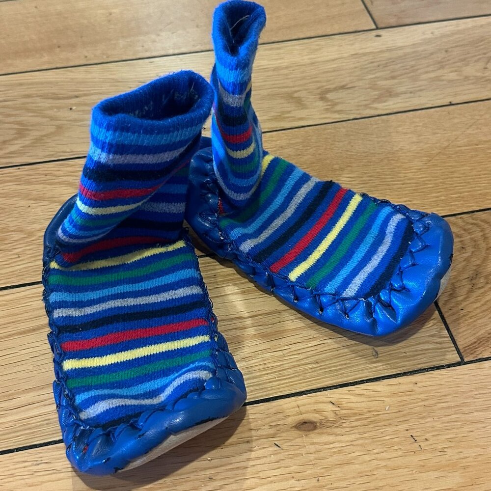 Hanna Andersson Sock Slippers Sz. 10-12